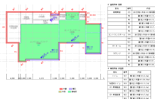 平面図・立面図出力